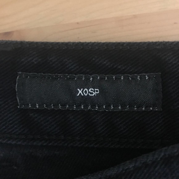 Versuchskind Berlin Jeans Style XOSP Men's Size 33 Handmade Drop Crotch Black - Picture 11 of 13